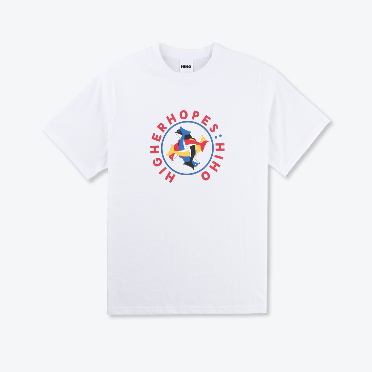 SS DOLPHIN GRAPHIC TEE - WHITE